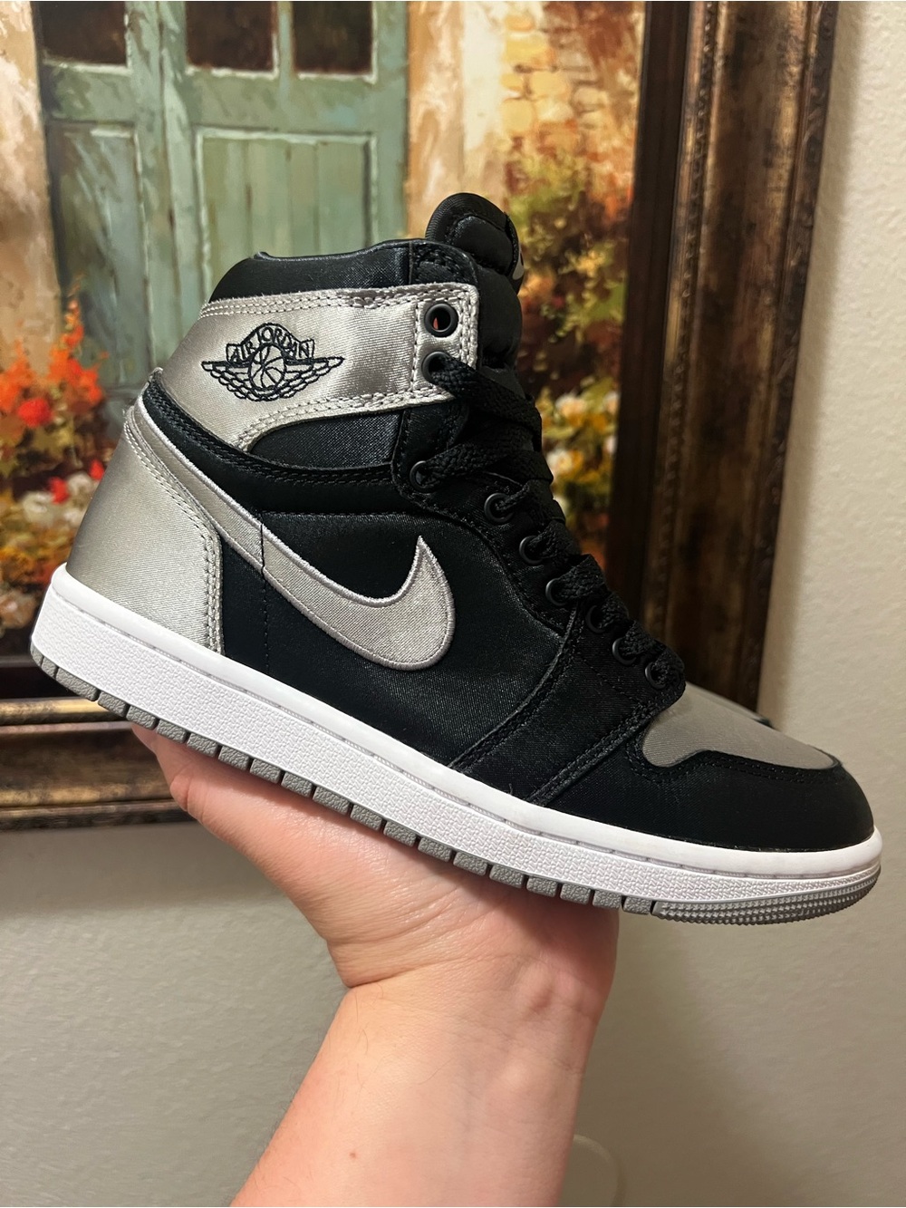 Jordan 1 Retro High OG Satin Shadow (Women's) sneakers